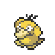 Psyduck 8-bit sprite