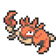 Kingler 8-bit sprite