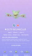 Reuniclus Pokédex entry