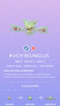 Reuniclus Pokédex entry