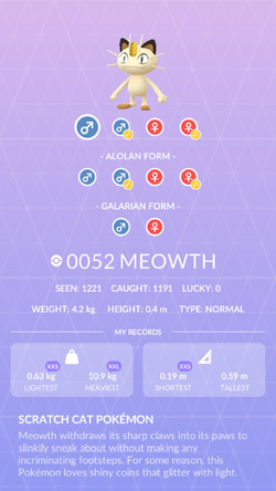 Meowth - Alola Form (Pokémon) - Pokémon GO