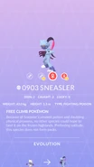 Sneasler Pokédex entry