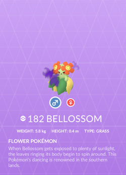 Bellossom - #0182 -  Pokédex