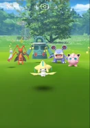 Jirachi Encounter Screen