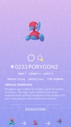 Porygon2 Pokédex entry