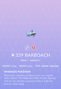 Barboach Pokédex entry