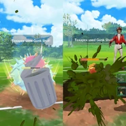 Gunk Shot used in a Trainer Battle