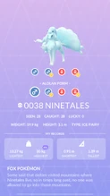 Alolan Ninetales Pokédex entry