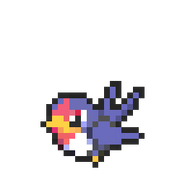 Taillow 8-bit sprite