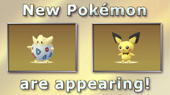 Johto-region Baby Pokémon release banner