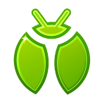 Pokemon Bug Type Symbol Mosaic green 