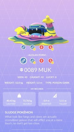 Muk Pok mon GO Wiki Fandom