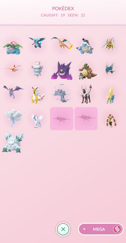 New addition to the shiny mega pokedex. : r/pokemongo