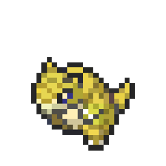 Sandshrew 8-bit sprite
