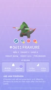 Fraxure Pokedex.png (817 KB) Fraxure Pokédex entry
