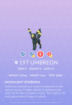 Pokemon 10197 Shiny Mega Umbreon Pokedex: Evolution, Moves, Location, Stats