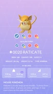 Raticate Pokédex entry