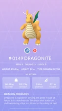 Dragonite Pokédex entry