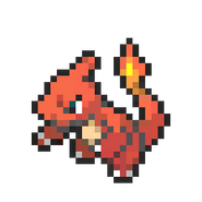 Charmeleon 8-bit sprite