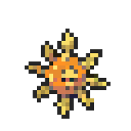 Solrock 8-bit sprite