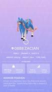 Zacian Pokedex.png (884 KB) Zacian Pokédex entry