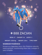 888 - Zacian