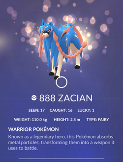 Zacian (Crowned Sword) - Stats & Weakness
