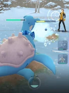 Frost Breath used in a Trainer Battle