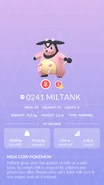 Miltank Pokédex entry