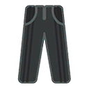 Pants F Grey Black