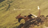 Charizard seen in the game trailer