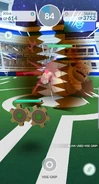 Vise Grip used in a Gym Battle