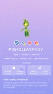Leavanny Pokedex.png (804 KB) Leavanny Pokédex entry