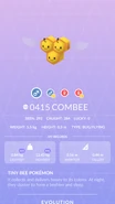 Combee Pokedex.png (801 KB) Combee Pokédex entry