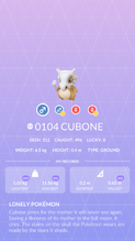 104 - Cubone