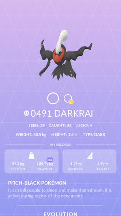 pokemon darkrai mega evolution