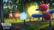 Another promo banner with Porygon-Z using Tri Attack
