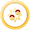 Gold Battle Girl Medal