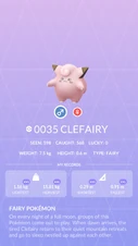 Clefairy Pokédex entry