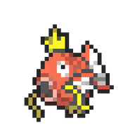 Magikarp 8-bit sprite