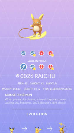 Pokémon Go Alolan Pokémon Forms list, how to get Alolan Raichu