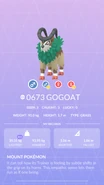 Gogoat Pokédex entry