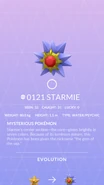 Starmie Pokédex entry