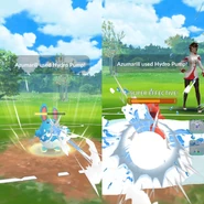 Hydro Pump used in a Trainer Battle
