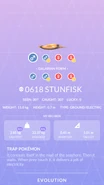 Stunfisk Pokédex entry