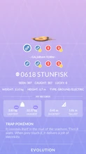 Stunfisk Pokédex entry