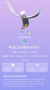 Hisuian Braviary Pokédex entry