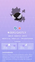 Gastly Pokédex entry
