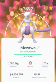 Lucky Pokémon Mewtwo preview