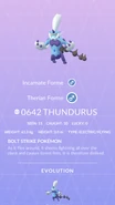 Thundurus Therian Pokédex entry